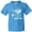 Pacific Blue, variant on My Great Aunt Loves Me with Cute Sharks Youth T-Shirt