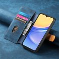 thumbnail image 6 of for Motorola Moto G Power 5G 2024 PU Leather + TPU Wallet Case, Card Slots Wristband Kickstand RFID Blocking Anti Peeping Magnetic Clasp Full Body Protection Cover for Moto G Power 5G 2024, Blue, 6 of 6