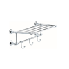 Delta HEXTN32-PC 24" Train Towel Rack w/ 3 Hooks Polished Chrome Finish