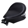 thumbnail image 1 of Motorcycle Solo Driver , Faux Leather Cushion, Neoprene Foam, Stylish Retro Design, Easy Installation, Steel Bracket, Universal Fit, 1 of 7