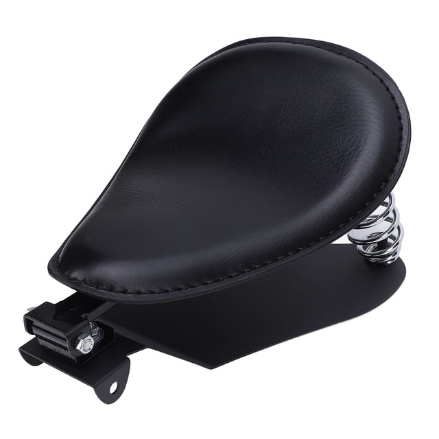 Motorcycle Solo Driver , Faux Leather Cushion, Neoprene Foam, Stylish Retro Design, Easy Installation, Steel Bracket, Universal Fit