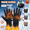 thumbnail image 3 of Kyusrd Winter Cycling Skiing Outdoor Gloves To-uch Screen Sport Anti-slip Warm Gloves, 3 of 7