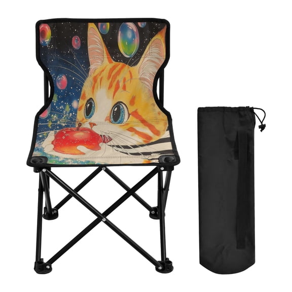 BZSMCE Camping Chairs Modern Galactic Flavor Pattern Folding chair