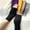 Black, variant on Snow Gloves Women's Cute Autumn Winter Solid Color Half Finger Knitted Wool Gloves Winter Gloves Purple One Size