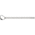 thumbnail image 2 of FB Jewels Sterling Silver Bracelet with Heart Clasp, 2 of 3