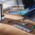 thumbnail image 2 of Hub Docking Station Plug and Play Hub Multi Splitter Port para computadora portátil PC Hugtrwg Para estrenar, 2 of 9
