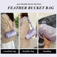 thumbnail image 6 of Kukuzhu Puffer Tote Bag, Soft Bucket Bags for Women Light Winter Cotton Padded Quilted Tote Bag Crossbody Handbag Purse, 6 of 7