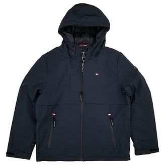 Tommy Hilfiger Mens Black Performance Hooded Jacket Large  display picture 1