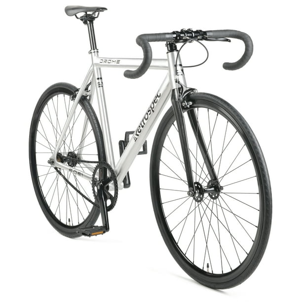 Retrospec Bicycles Drome FixedGear Track Bike with Carbon Fork