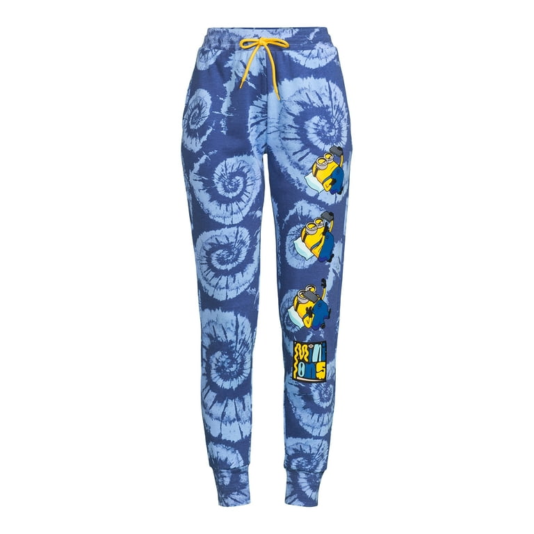 Minions Juniors Phone Drop Tie Dye Joggers