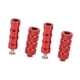 thumbnail image 3 of pares de clavijas de freno para motocicleta, proceso CNC, chapado, ajuste preciso para pernos de montaje M6 de 6mm, color rojo, 3 of 5
