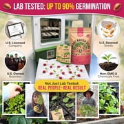 Organo Republic - 12 Radish Seeds Varieties - 4,080+ Non GMO Heirloom Garden Seeds