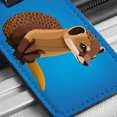 thumbnail image 6 of Mongoose Animal Faux Leather Travel Luggage Tag, 6 of 7