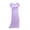 Purple, variant on Cotton Nightgowns For Women Soft Breathable Summer Sleep Dress Short Sleeve Long-Length Comfy Plus Size Casual Homewear Moisture-Wicking Anti-Static