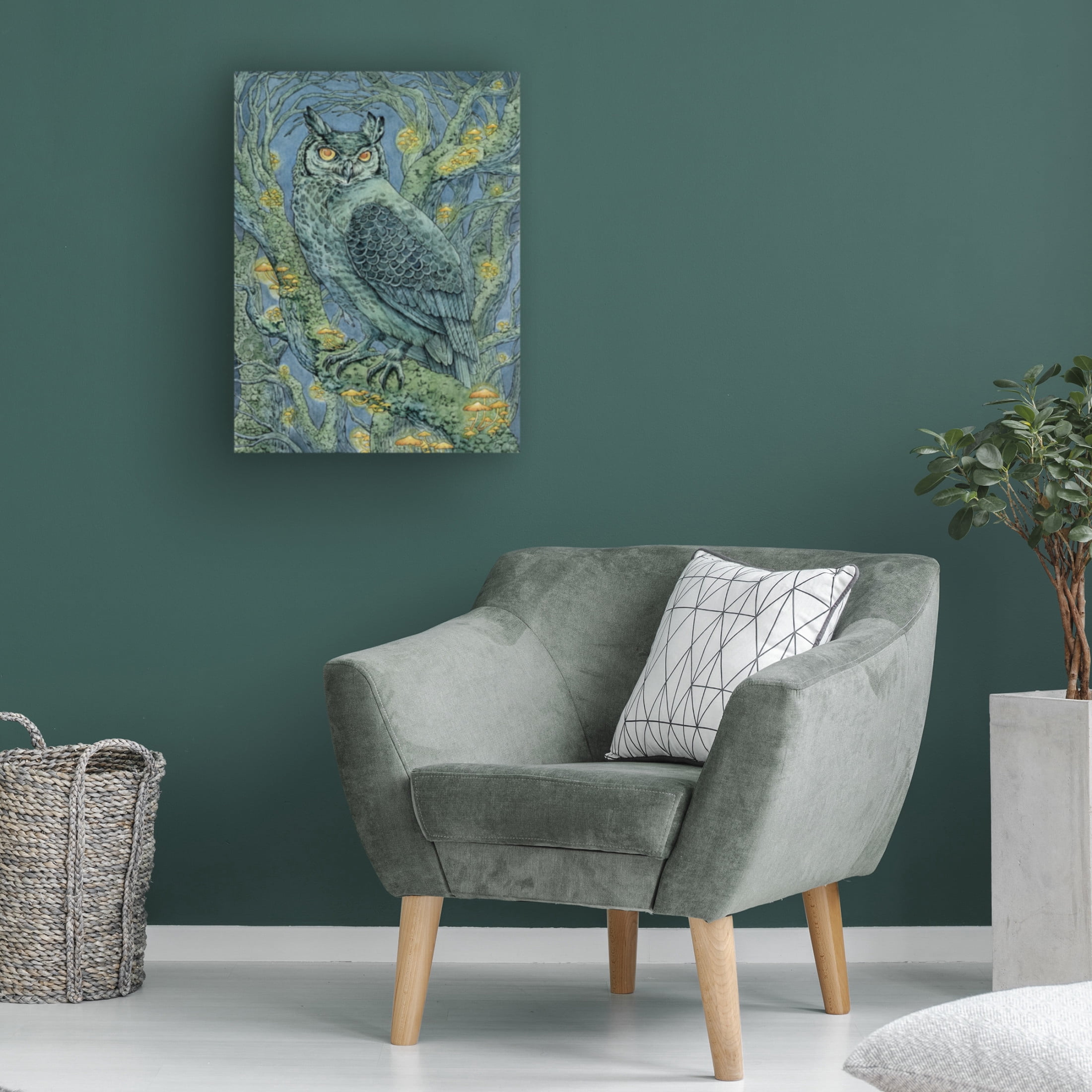 Trademark Fine Art Lea Chaillaud Forest Lights Canvas Wall Art