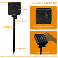 thumbnail image 7 of 4 Pack Solar String Lights Outdoor Waterproof, 480 LED Multicolor with 8 Modes and Adjustable Solar Panel for Garden Patio, 7 of 7