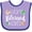 Lavender and Purple, variant on Inktastic Lucky Blessed and Loved Horseshoe Clover Hearts Boys or Girls Baby Bib
