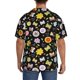 thumbnail image 3 of Fotbe Flower Butterfly Camisa Estampada de Manga Corta para Hombre, Casual de Verano, Estilo Playero, Sin Arrugas-X-Large, 3 of 5