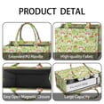 thumbnail image 4 of Large Capacity Tote Bag,Red Mushroom Frog Green Pattern Handbag Fashion Luxury Tote Bag,15.7"x13"x 5.1" Inches,Laptop Compatible, 4 of 6