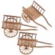 thumbnail image 1 of 3Pcs Tiny Cart Model Mini Garden Trolley Model Simulated Cart Model Miniature Cart Craft Decoration, 1 of 2