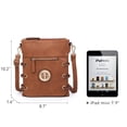thumbnail image 4 of Women's Lightweight Functional Crossbody Bag Multi Pockets Shoulder Bag with Stylish Triple Compartments, 4 of 9