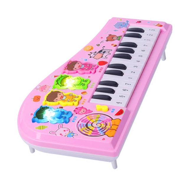 Juguete de piano electrónico atractivo teclado de piano para niños de dibujos animados con partitura musical para educación temprana ANGGREK Otros