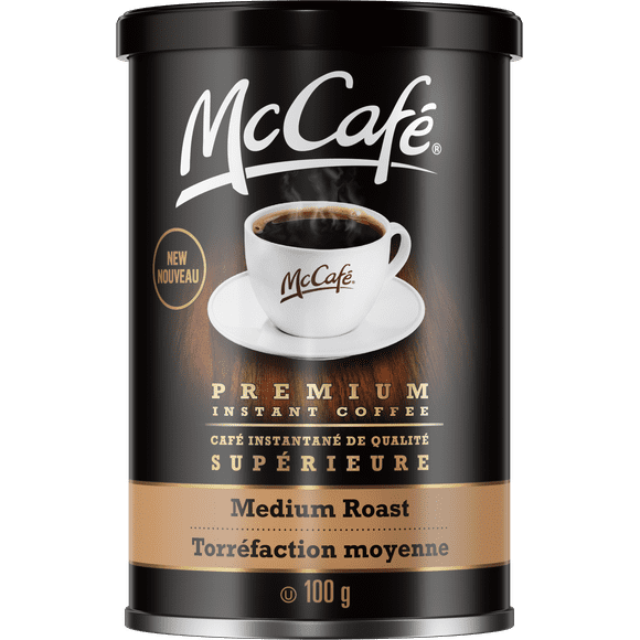 McCafé Premium Instant Coffee, Medium Roast, 100g