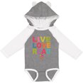 thumbnail image 3 of Inktastic Live Love Read Girls Long Sleeve Baby Bodysuit, 3 of 5