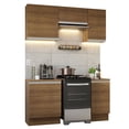 thumbnail image 1 of Cocina Integral MADESA Glamy 160cm Marrón, 1 of 5