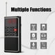 thumbnail image 2 of Radio portátil LETING con altavoz MP3 Radio FM negra, 2 of 7