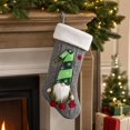thumbnail image 4 of Christmas Stocking Hanging Ornament Soft Fabric for Family Holiday Fireplace Mantel Doorway Branch Tree Wall Christmas Party Decorations by MPOISVA, 4 of 6