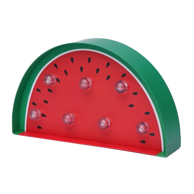 Guirnalda de luces LED con forma de sandía, muy colorida, ideal para decorar Navidad, Halloween, festivales, fiestas infantiles y Año Nuevo (sandía).