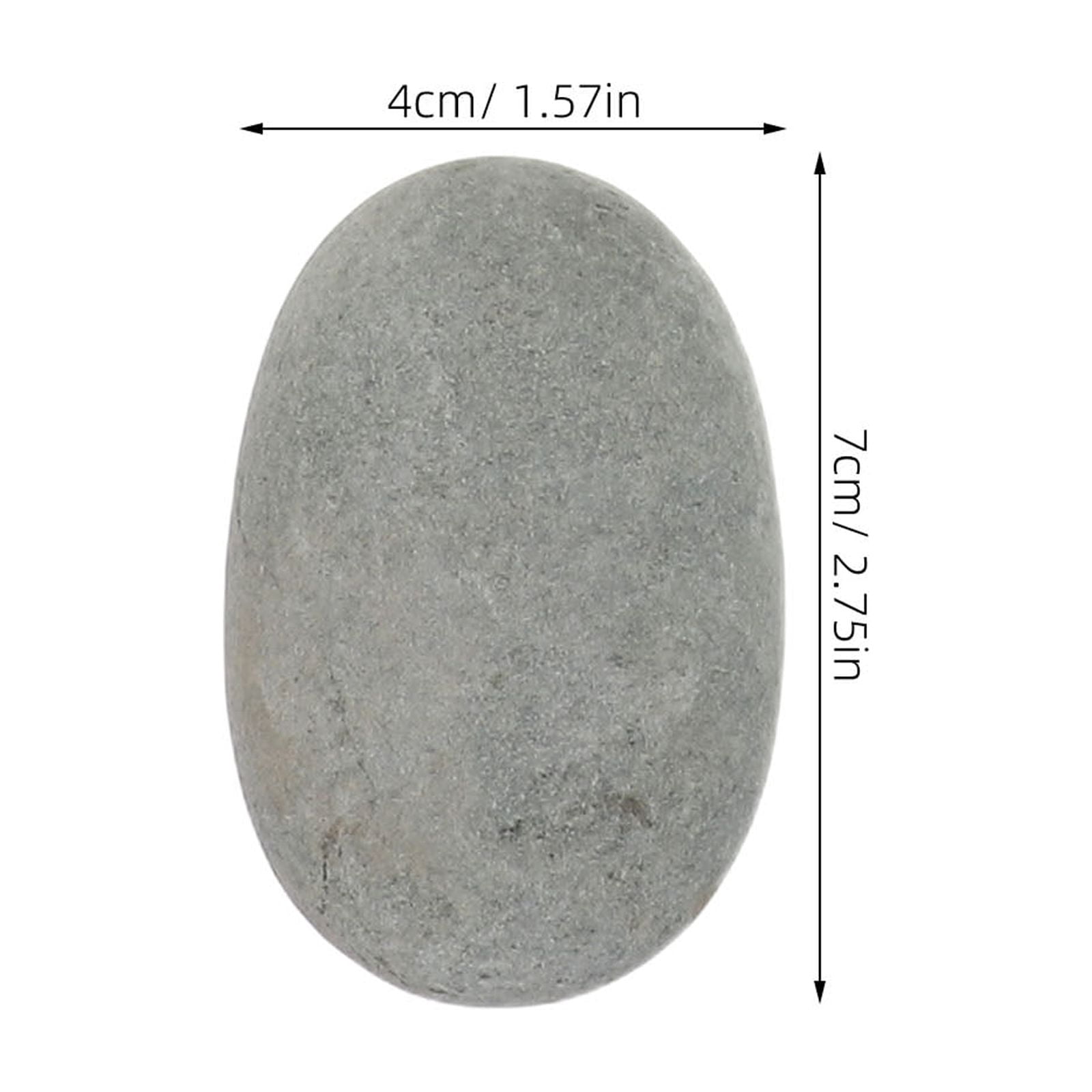 LOLIPPYY 12Pcs Natural Flat River Rocks for Painting Large Smooth Stones Suitable for Art Classes and Crafts