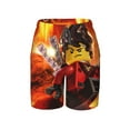 thumbnail image 5 of Ninjago Boys Swim Trunks Quick Dry Swimwear Surfing Bathing Suit Drawstring Elastic Waist With Mesh Lining, 5 of 8