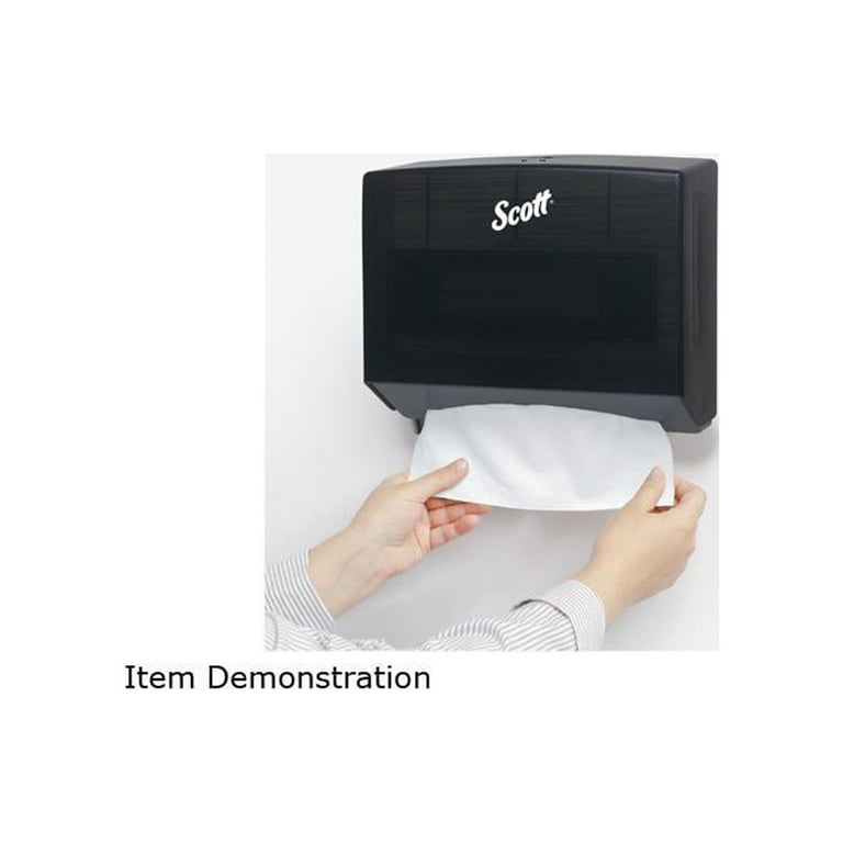 Scottfold Folded Towel Dispenser, 10.75 x 4.75 x 9, Black Scottfold Folded Towel Dispenser, 10.75 x 4.75 x 9, Black