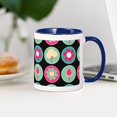 thumbnail image 3 of CafePress - Beautiful Trendy Girly Floral Pattern Mug - 11 oz Ceramic Mug - Novelty Coffee Tea Cup, 3 of 4