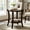 Espresso, variant on AUU Modern Oval Wood End Table with Shelf – Contemporary Round Side Table for Living Room or Bedroom