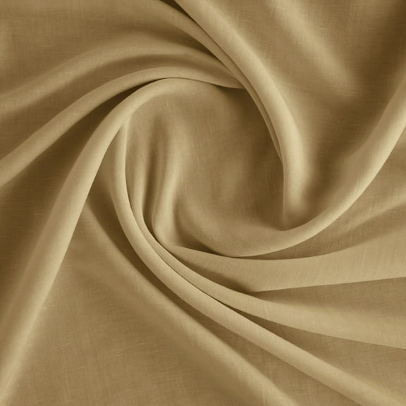 Zelouf Light Rayon Linen  , Sewing, DIY, Crafts Fabric by the Yard, Ochre, 3 Yard