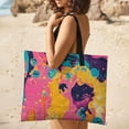 thumbnail image 5 of Colorful Tie Dye Vortex Waterproof Picnic Blanket with Foldable Zipper, Suitable for Outdoor Use, Suitable for Travel, Camping, Beaches, Parks, Grasslands, Picnic Blanket Accessories, 5 of 8