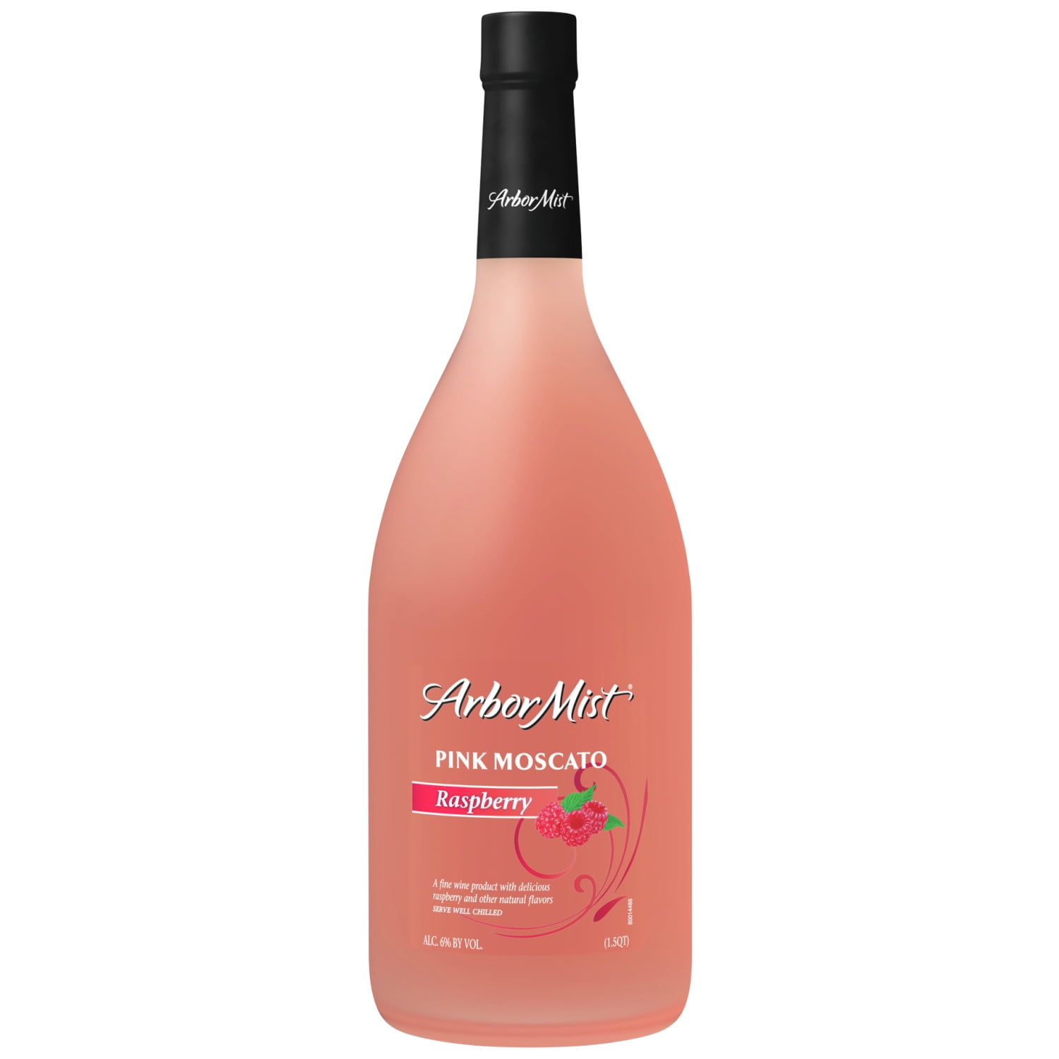 Arbor Mist Raspberry Pink Moscato Fruit Wine, 1.5L Bottle, 6% ABV