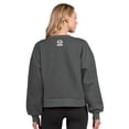 thumbnail image 2 of Women's Starter  Heather Gray Green Bay Packers Show Up Cropped Fleece Pullover Sweatshirt, 2 of 2