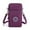 Purple, variant on FAMTKT Crossbody Phone Bag for Women, Small Shoulder Purse and Handbag Strap Bag Multipurpose Crossbody Chest Bag