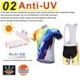 thumbnail image 2 of Summer Men's Cycling jersey Wear Strap Suit Set Ropa with Gel Pad MTB Bicycle, 2 of 6