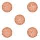 thumbnail image 1 of Inteprter Tapete de comedor de papel simple y moderno de 6 piezas: ecológico y bajo en carbono de 38 cm naranja Type2 NO2, 1 of 6