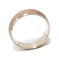 thumbnail image 3 of Alliance de Mariage Martelée en Or Rose 14 K, 3 of 3