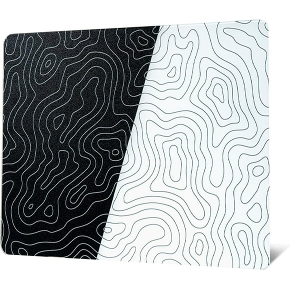 Glass Gaming Mouse Pad Kanagawa Hard Mousepads for Gaming Professional Large Mouse Mat mm*mm Special Glass Surface with Improved Precision and Speed