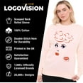 thumbnail image 4 of I Love Lucy Eyelashes Women's Crew Sweatshirt, 4 of 6