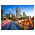 thumbnail image 2 of Downtown LA with Traffic Trail - Cityscape Canvas Print, 2 of 3
