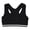 Black, variant on Girls' Adjustable Training Bra Cotton Bras Wireless Light Padded Girls Sports Bra Red,9-12 Years