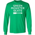 thumbnail image 3 of Green Monster Seats Long Sleeve T-Shirt, 3 of 3